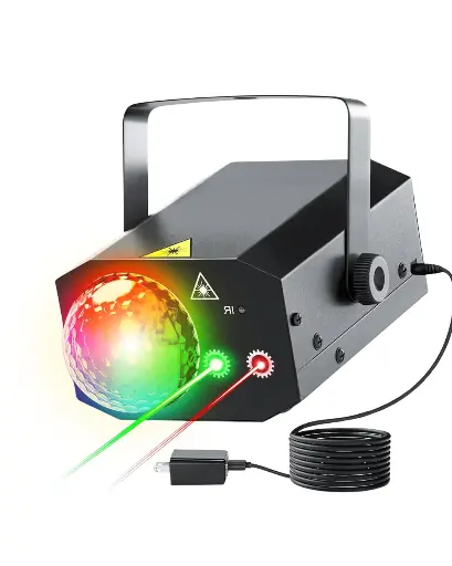 [939] USB Mini Colorful Night Light Led Disco Ball 