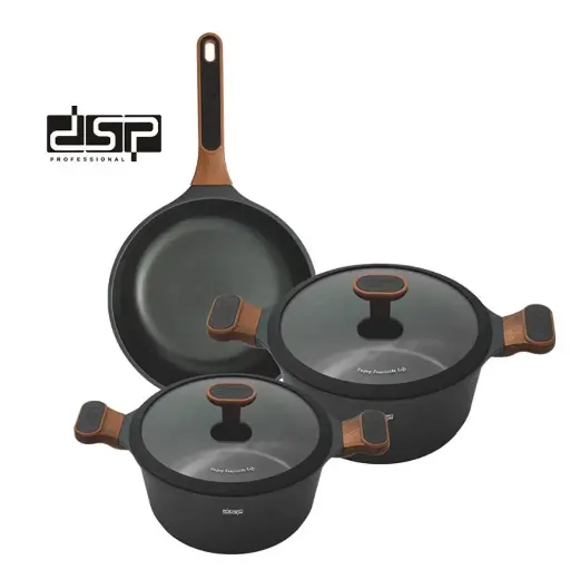 [ca009-s02]  DSP CA009-S02 5 Pcs Nonstick Multi-Cookware Set With 2 Lids 
