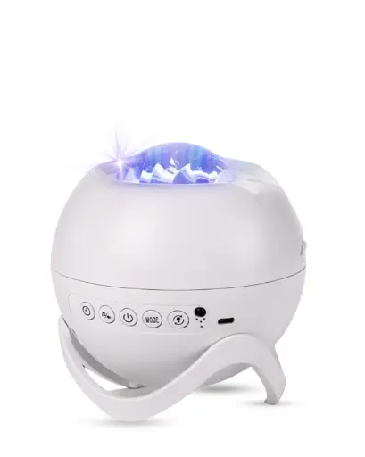 [909] New Northern Sky Star Night Projector Aurora Moon Star Lamp Home Playroom Bedroom Kids Gift