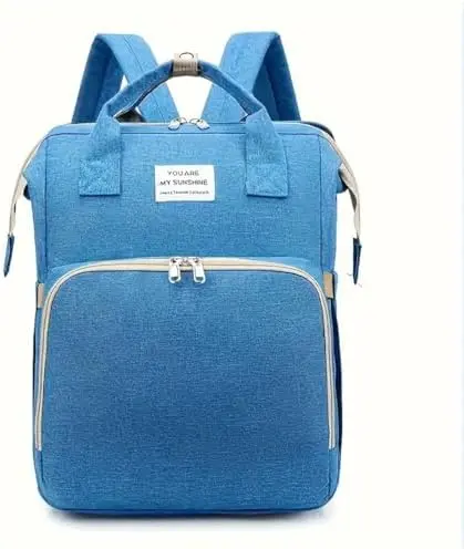 [9137] Foldable Baby Diaper Bag (Jeans)