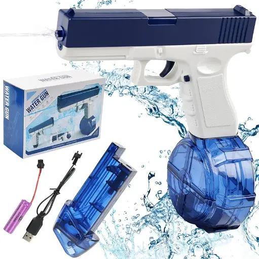Water Gun Electric Continuous Emission  blue
