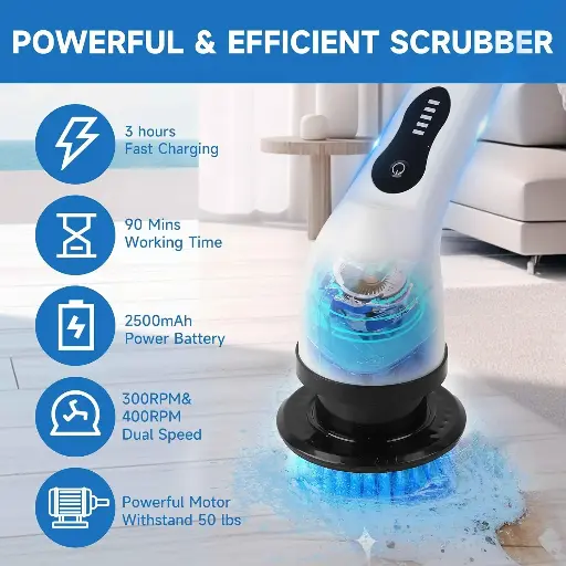 [12109] Multifunctional Electric Cleaning Brush jy-6010