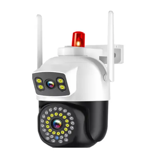 [569] Wi-Fi IP Camera Double Screen & Dual Channel 