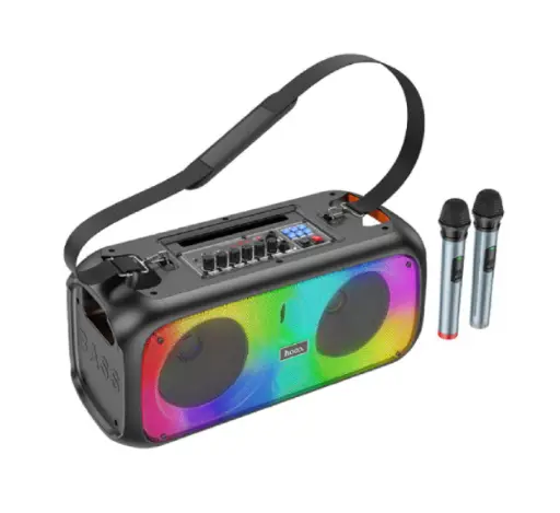 [11528] MOXOM Wireless Speaker With 2 Microphone MX-SK52