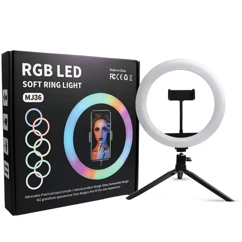 [10187] RGB LED Soft Ring Light MJ36
