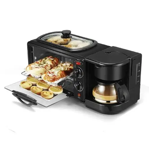 [11265] Sonifer SF-4004S 3-in-1 Breakfast Maker 1050-1250W 