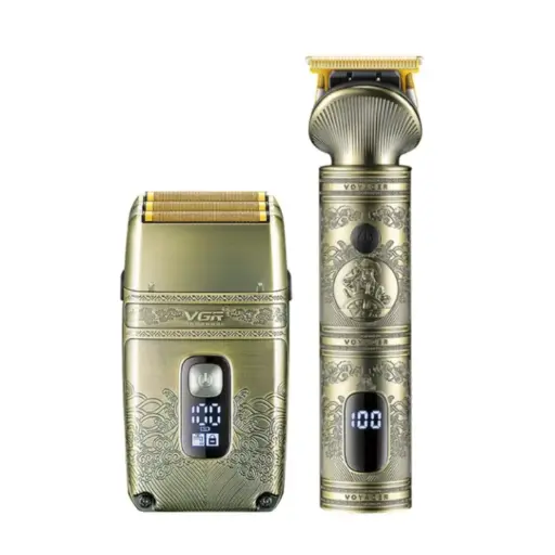 [V-649] VGR V‑649 | Professional Hair Trimmer & Foil Shaver Combo | Corded & Cordless