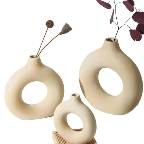 [537] Ceramic Flower Vase 