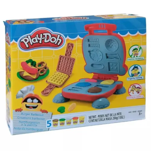 [870] Play-Doh Burger Waffle Clay Dough Play Toy 7087