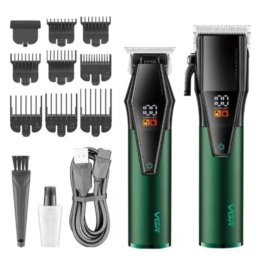 [v-677] VGR V-677 Hair Trimmer Professional Clipper Set With Box 