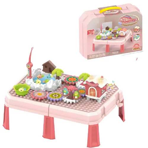 [6301] Manually Building Block Table Toy