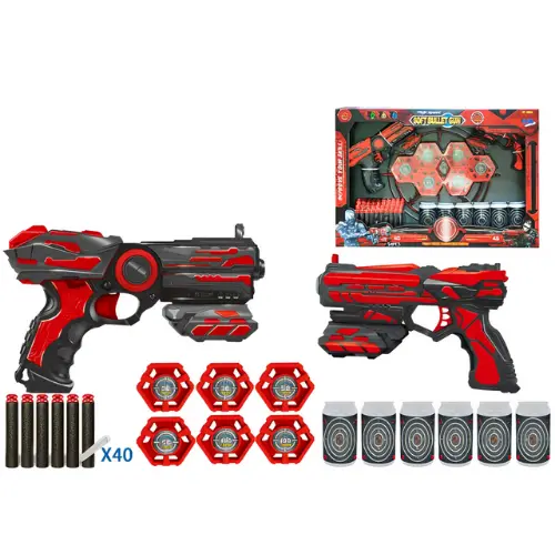 [6236] Pistol Double Gun Set Toy