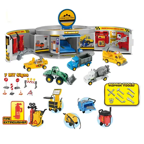 [6231] Parking lot Car Wax Toy