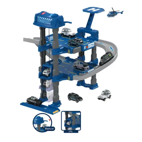 [6251] Third Floor Police Parking Lot Toy