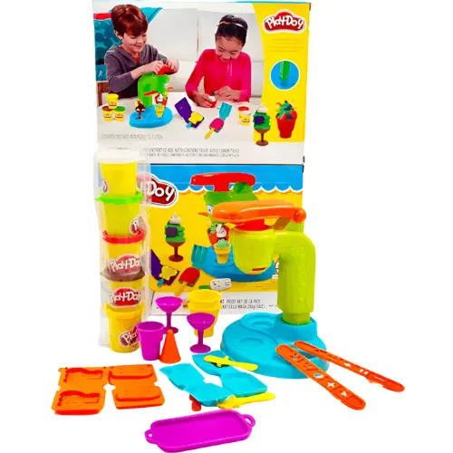 [7083] Play-Doy Ice Cream Maker Toy