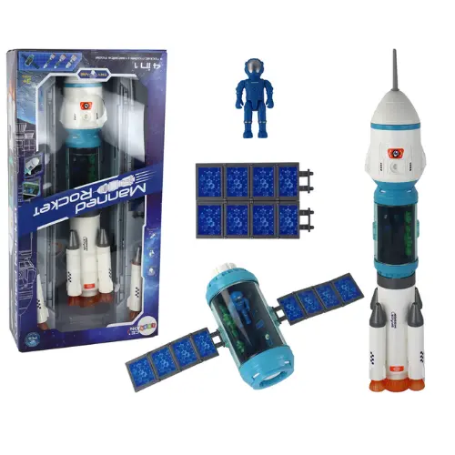 [6240] Manned Rocket Set Toy