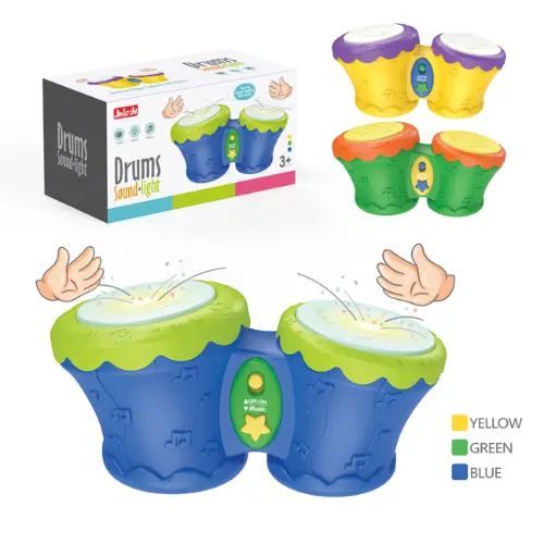 [6306] Hand Clapping Drum Toy Blue