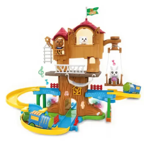[6255] Forest House Playground Blocks Toy