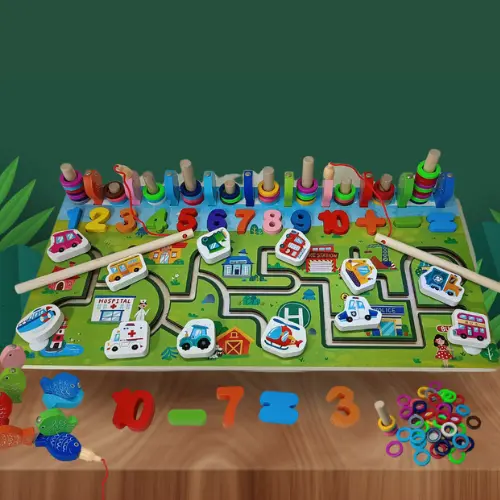 [7073] 5-in-1 Multifaction Numbers Games