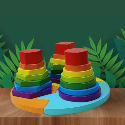 [7070] Round Bottom Buckle Sleeve Column Toy